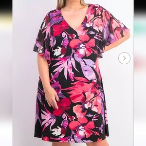 Connected Apparel Floral Dress Size 16